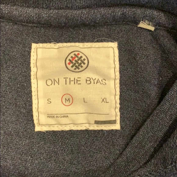 Men’s Medium “On the BYAS” Long Sleeve Hoodie - Picture 3 of 4